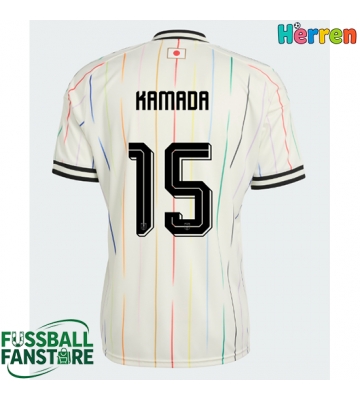 Japan Daichi Kamada #15 Replik Auswärtstrikot WM 2026 Kurzarm